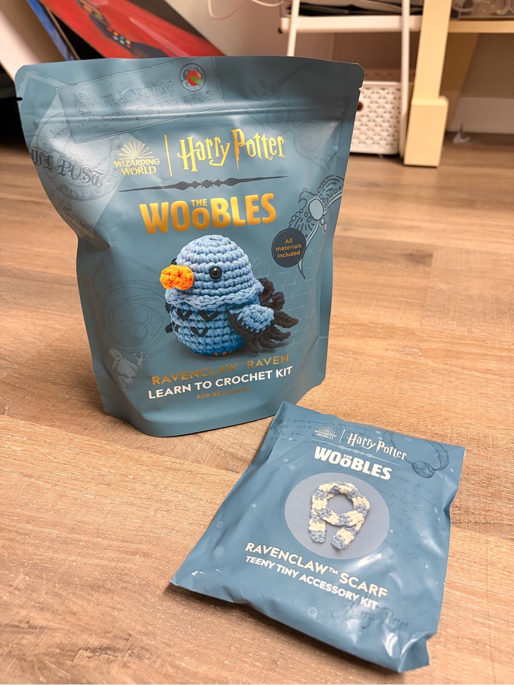 Harry Potter The Woobles Ravenclaw Crochet Kit - Blue